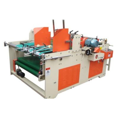 China PRY-BZD1500 Semi-Automatic 56 m/min Pressing Type Gluer Machine for sale