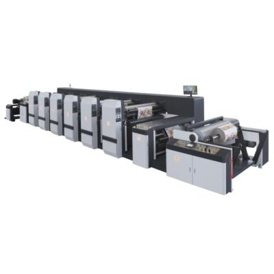 Chine PRY-1000-6 Unit Type Paper Cup Six Color Flexo Printing Machine à vendre