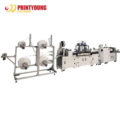 중국 기계에게 기계를 만드는 높은 수확량 완전히 자동적인 KN95 가면을 하는 안정되어 있는 성과 가면 판매용