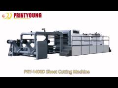 PRY-1400D Servo Precision High Speed Sheet Cutting Machine