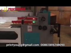 PRY-B400 Semi Automatic 2 Colors Flexo Printing Slotting Die Cutting Machine