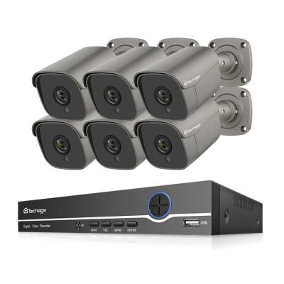 China NIGHT VISION security camera system 5mp camera kit ip network security poe camera audio system en venta