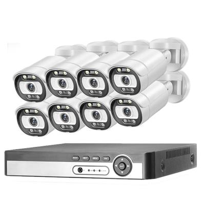 Chine PAN-TILT Motion Surveillance System 8 CH 8 Channel Nvr 5MP Poe Cctv Ptz Bullet Camera Kit à vendre