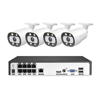 China NIGHT VISION 5Mp HD Nvr Kit IP Poe CCTV Face Detection Alarm System Camera Video Two Way Audio Surveillance for sale