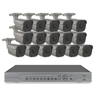 China Best CCTV System 16 Security Camera Built-in Siren Audio and Visual System 16 Channel IP Camera Security Camera System en venta