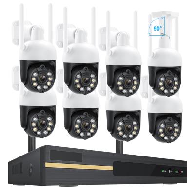 Chine PAN-TILT OEM 8Channel 3MP Wifi Nvr Kit 3MP Full HD ODM Camera AI Home Camera PTZ Dome CCTV System à vendre