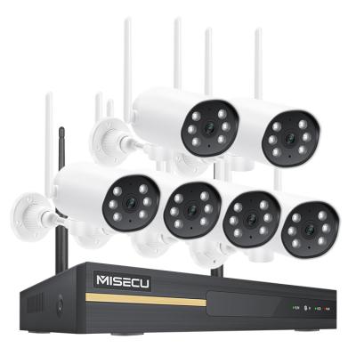 China PAN-TILT Pan 180 Degree CCTV Video Surveillance Kit Two-Way Audio Auto Tracking 8-Channel NVR Kit 3MP en venta