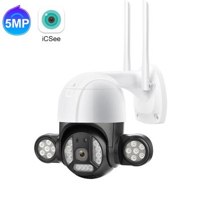 China NIGHT VISION 5MP PTZ Wifi Camera With Outdoor IR Spotlights Rotate 30M Night Vision Wireless Security Camera en venta