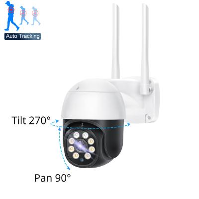 China Human motion tracking outdoor ptz dome cctv camera installed motion tracking hd camera wifi ptz dome camera for sale