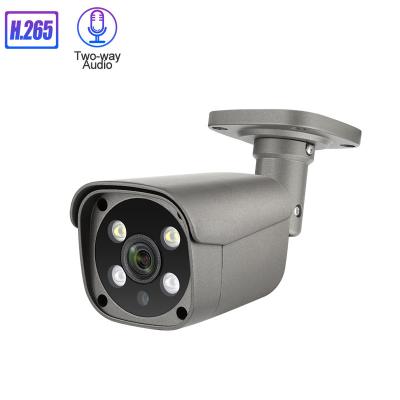 China Siren 8mp 4k resolution poe ip camera built-in waterproof ip66 security two way audio camera en venta