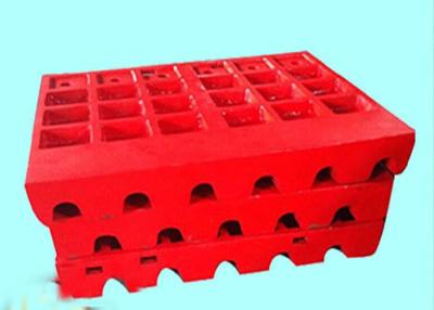 China Chemical Industry Jaw Crusher Jaw Plate Metso Crusher Spare Parts Customized for sale