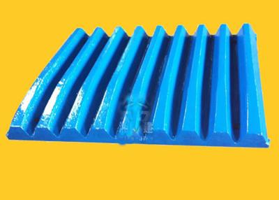 China Symons Hazemag Jaw Plate Crusher Parts , Casting High Manganese Steel Plate for sale