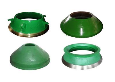 China Mn18 Steel Casting Cone Crusher Concave , Mining Machinery Cone Crusher Liners for sale