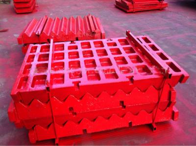 China Casting Coal Mining Metso Wear Parts , Customized Grey PE Jaw Crusher Jaw Plate for sale