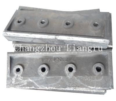 China Mining Stone Ore Crusher Wear Plates , Casting Impact Crusher Wear Parts for sale