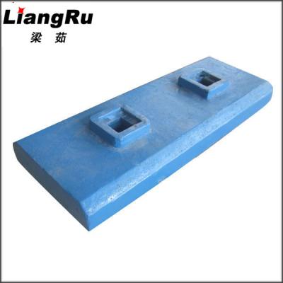 China Hazemag Coal Crusher Parts Mono Block , High Chromium Iron Impact Crusher Wear Parts for sale