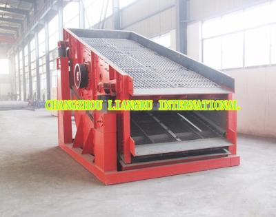 China Durable Double Deck Vibrating Screen , Small Amplitude Sieving Sand Wet Vibrating Screen for sale