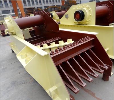 China Alimentador de piedra del transportador del tamiz vibratorio, alimentador vibratorio linear mineral del poder más elevado de ZD en venta