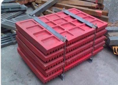 China High Manganese Steel Impact Crusher Wear Parts / Stone Crusher Jaw Plate Spare Parts for sale