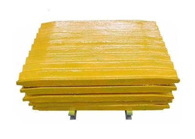 China Jaw Plate Crusher Parts For Cone Crusher , Stone Crusher Jaw Plate Wear - Resistant for sale