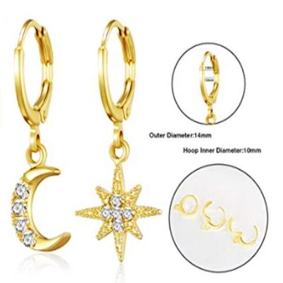 China Yiwu Cute Xixi Europe and America Fashion Alloy Personality Earbone Clip Commercial Soft Cool Border Earrings for sale