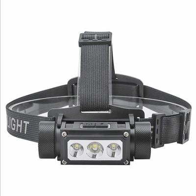 China Manufacturer Aluminum Alloy Multi-Functional Type-C 1200 High Power LED Headlight LM Headlamp Camping USB Rechargeable for sale