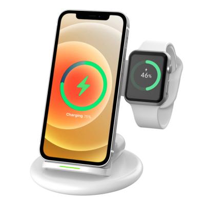 China Mobile Phone Maker Three-in-One Multifunctional Wireless Charger Can Charge IPHONE12 And Other Android Phone for sale