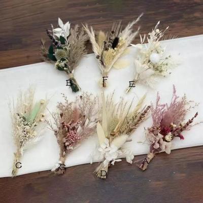 China Amazon Boho Hot Selling Durable Palm Pampas Bouquets Reed Dried Pampas Dry Flower Custom Bouquet For Decor Layout Dried Pampas Flowers for sale