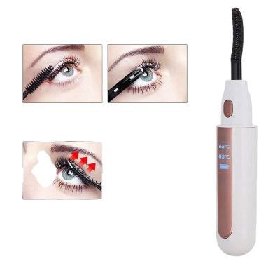 China HEATED Best Selling Custom Easy to Carry Electric Heated Eyelash Curler with LED Indicator Light for sale