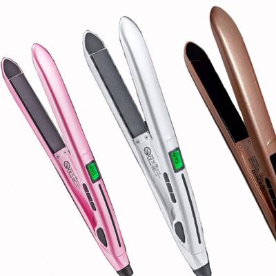 China Multifunctional Smart Hair Straightener Curler Most Product Steam Hair Straightener With Technology Straight Hair Infrared Steam Hair Straightener for sale