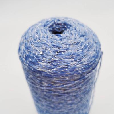 China Newest Fancy Yarn Knitting Yarn Manufacturers Supply 100% Polyester Chenille Yarn 1.2MM Metallic and Sequin Glitter Yarn for sale