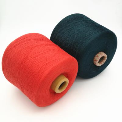 China Factory Wholesale Anti-bacteria 28S/2 Color Angola Spinning Core Spun Yarn 75% Polyester 25% PBT Blended Yarn With Best Price for sale