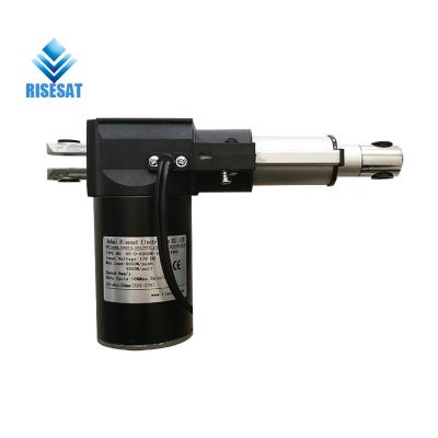 China Aluminum Alloy RISESAT Economy 12volt DC 600KG Load 150mm Stroke Electric Linear Actuator For Machinery for sale