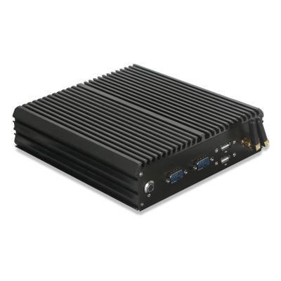 China Industrial application Touchthink x86 based fanless embedded industrial bay trail j1900 mini pc supports linux win10 for sale