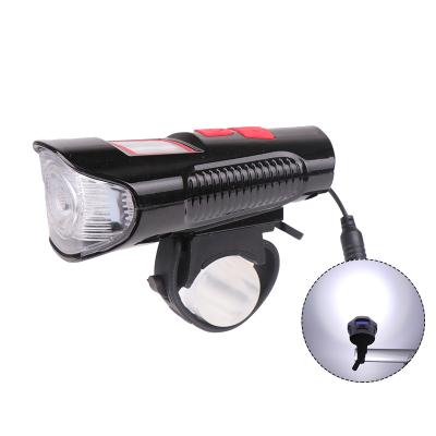 China Super Bright USB Rechargeable Bike Light With Speaker Controller Bicycle Front Light Durable Bicycle Accessories Cyclist Cycling 3325 for sale