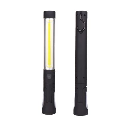 China Magnet Bottom COB LED Work Pocket Flashlight 1200mAh 2200mAh Emergency Torch 360 Inspection Light Rechargeable Camping Light for sale