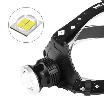 China XHP-P50 Led Koplamp Usb Oplaadbare Industrial Zoom Vissen Koplamp Fakkel Jacht Hoofd Licht Zaklamp Camping for sale