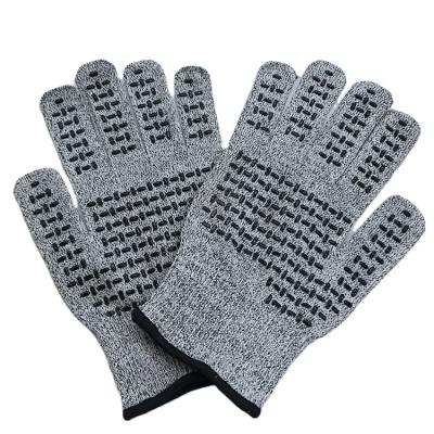 China non-cut guaranteed quality unique hppe cut hot water resistant gloves gray for sale