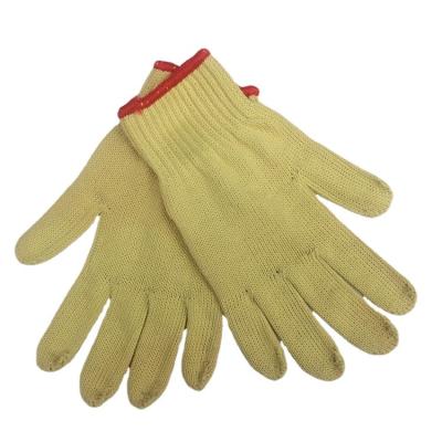 China Fire Proof Aramid Yarn Yarn Knit For Resistant Cut Protect Industrial Work Gloves Hand Works Gloves for sale