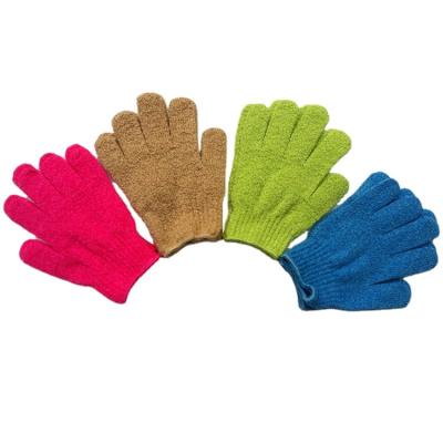 China EXFOLIATE Good Quality Wholesale Customized Set Exfoliating Bathing Gloves for sale