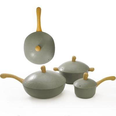 China Viable The Turtle Series Non-Stick Pan Masterclass Cookware for sale