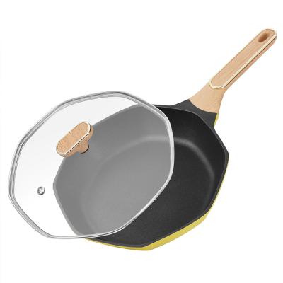 China Minimalist Nonstick Pan With 2 Layer Modern Nonstick Coating 26cm High Quality Aluminum Family Kitchen for sale