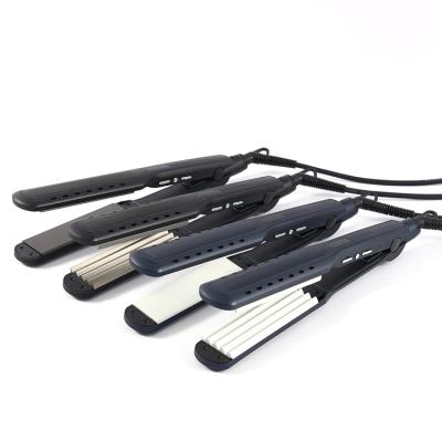 China Large LCD Display Heating Plate Portable Ceramic Hair Straightener Car Hair Straightener Professional Ironing Flat Iron Hot Sale for sale