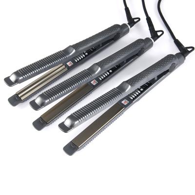 China Car Hair Straightener OEM Iron Custom Logo Hair Straightener Fast Heating Titanium Curler Iron Flat Hair Straightening Machine for sale