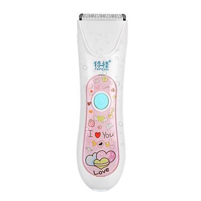 China Cordless Mini Professional Children Hair Trimmer Rechargeable Waterproof Baby Hair Clipper for sale