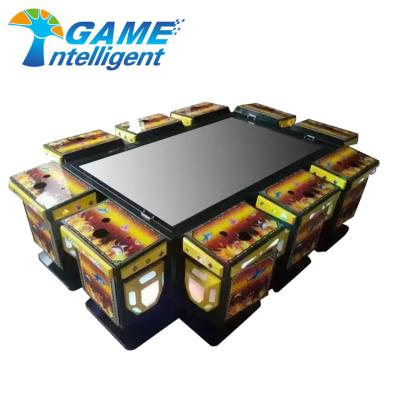 China Customized 8 Players Fish Shooting Game Machine Table Cabinet 2200 * 1400  *1000mm for sale