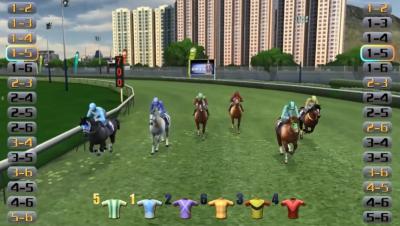 Chine Joueurs anglais à jetons de la version de machine à sous de course de chevaux de l'arcade 3D 1 - 2 à vendre