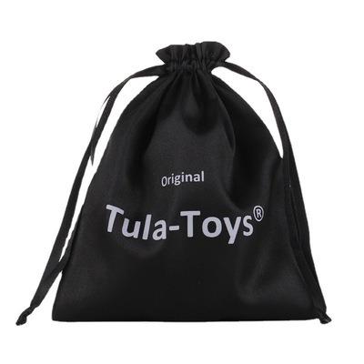 China Grocery supply thickened black wig bag mouth package cloth bag silk tinkle color rope tissue package pouch for sale for sale