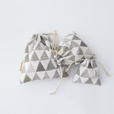 China Canvas Folding Cotton & Storage Drawer Doubles Cotton Pack Pouch Custom Triangle Bag Canvas Manufacturers for sale