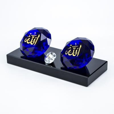 China Wholesale Europe Canton Muslim Crystal Diamond Islamic Wedding Gifts For Marrying Home Decoration for sale